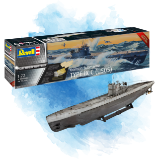 Revell - German Submarine Type IX C(U505)"Platinum Edition" / 05180