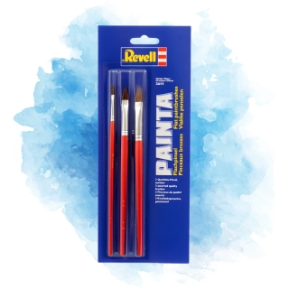 Revell Painta Flat Brush Set - sada plochých štětců vel. 2, 6 a 10 / 29610